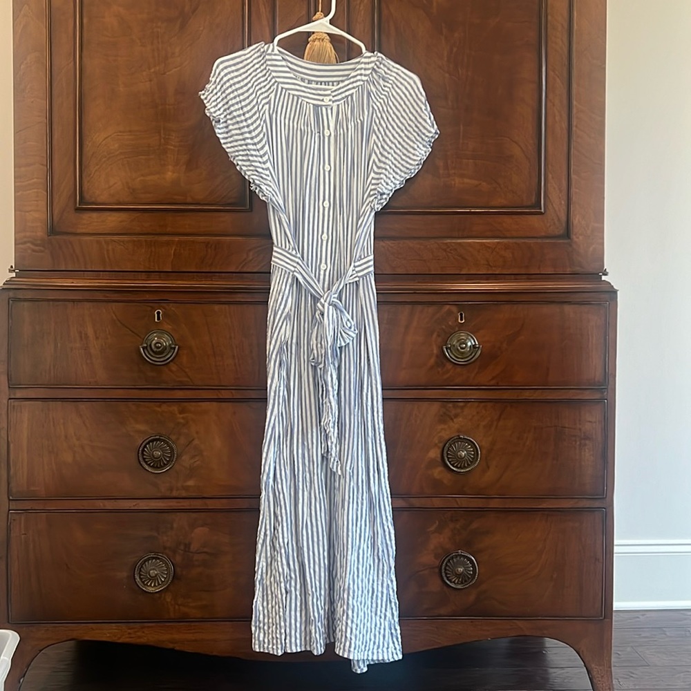 Max Studio Striped Dress with pockets size xs